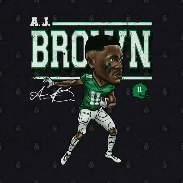 A.J. Brown Philadelphia Cartoon by Buya_Hamkac